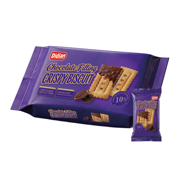CHOCOLATE FILLING CRISPY BISCUITS